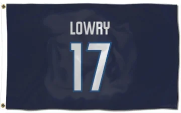 Adam Lowry Winnipeg Jets  Flag (3 X 5) - Navy