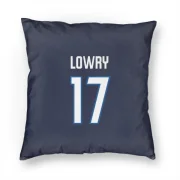 Adam Lowry Winnipeg Jets  Pillow Cover (18 X 18) - Navy