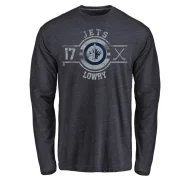 Adam Lowry Men's Winnipeg Jets Insignia Long Sleeve T-Shirt - Navy