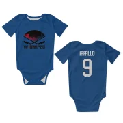 Alex Iafallo Winnipeg Jets  Infant & Newborn Bodysuit - Blue