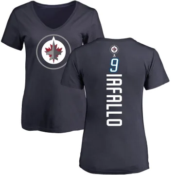 Alex Iafallo Women's Winnipeg Jets Backer T-Shirt - Navy