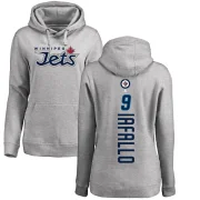 Alex Iafallo Women's Winnipeg Jets Branded Ash Backer Pullover Hoodie