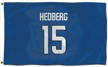 Anders Hedberg Winnipeg Jets  Flag (3 X 5) - Blue