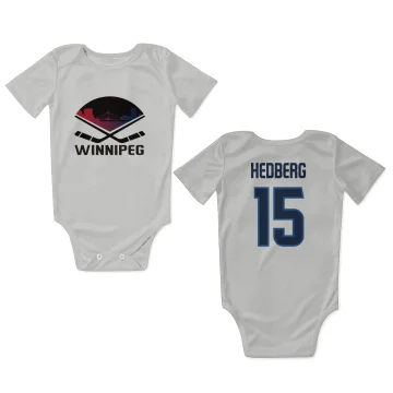 Anders Hedberg Winnipeg Jets  Infant & Newborn Bodysuit  - White