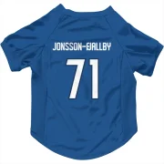 Axel Jonsson-Fjallby Winnipeg Jets  Dog & Cat Pet Jersey - Blue