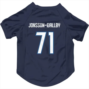 Axel Jonsson-Fjallby Winnipeg Jets  Dog & Cat Pet Jersey - Navy