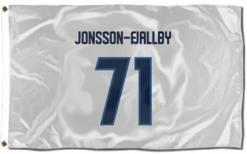 Axel Jonsson-Fjallby Winnipeg Jets  Flag (3 X 5) - White