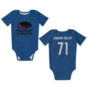 Axel Jonsson-Fjallby Winnipeg Jets  Infant & Newborn Bodysuit  - Blue