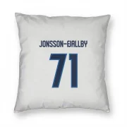 Axel Jonsson-Fjallby Winnipeg Jets  Pillow Cover (18 X 18) - White