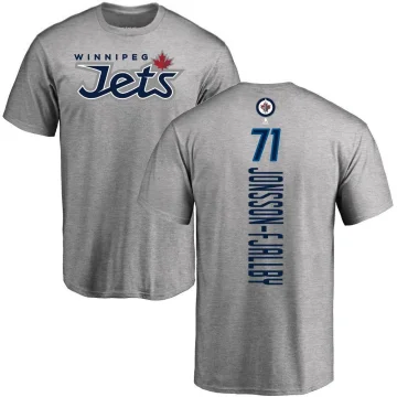 Axel Jonsson-Fjallby Men's Winnipeg Jets Backer T-Shirt - Ash