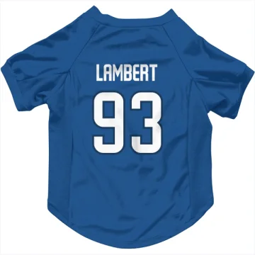 Brad Lambert Winnipeg Jets  Dog & Cat Pet Jersey - Blue