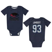 Brad Lambert Winnipeg Jets  Infant & Newborn Bodysuit - Navy