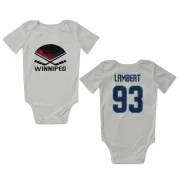 Brad Lambert Winnipeg Jets  Infant & Newborn Bodysuit - White