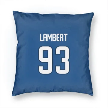 Brad Lambert Winnipeg Jets  Pillow Cover (18 X 18) - Blue