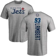 Brad Lambert Men's Winnipeg Jets Backer T-Shirt - Ash