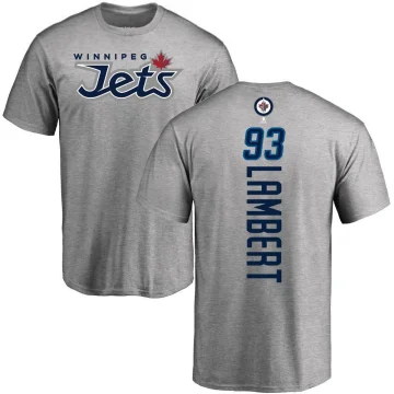 Brad Lambert Men's Winnipeg Jets Backer T-Shirt - Ash