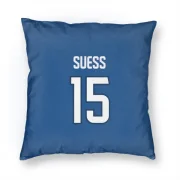 C.J. Suess Winnipeg Jets  Pillow Cover (18 X 18) - Blue