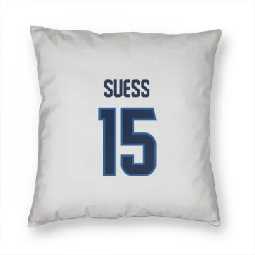 C.J. Suess Winnipeg Jets  Pillow Cover (18 X 18) - White