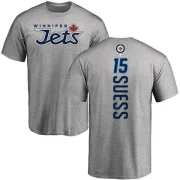 C.J. Suess Men's Winnipeg Jets Branded Backer T-Shirt - Ash