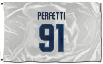 Cole Perfetti Winnipeg Jets  Flag (3 X 5) - White