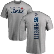 Cole Perfetti Men's Winnipeg Jets Backer T-Shirt - Ash