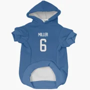 Colin Miller Winnipeg Jets  Dog & Cat Pet Hoodie - Blue