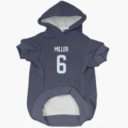 Colin Miller Winnipeg Jets  Dog & Cat Pet Hoodie - Navy