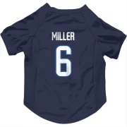 Colin Miller Winnipeg Jets  Dog & Cat Pet Jersey - Navy