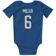 Colin Miller Winnipeg Jets  Infant & Newborn Bodysuit - Blue