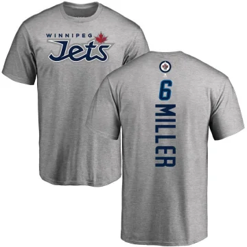 Colin Miller Youth Winnipeg Jets Backer T-Shirt - Ash