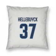 Connor Hellebuyck Winnipeg Jets  Pillow Cover (18 X 18) - White