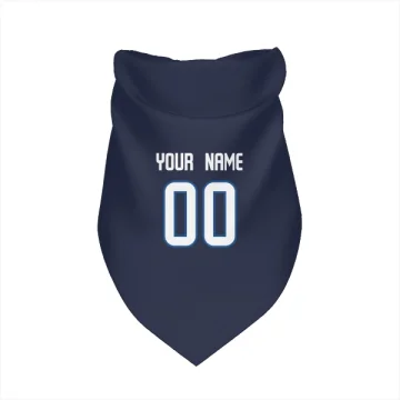 Custom Winnipeg Jets   Dog & Cat Pet Bandana - Navy