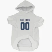 Custom Winnipeg Jets   Dog & Cat Pet Hoodie - White