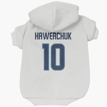 Dale Hawerchuk Winnipeg Jets  Dog & Cat Pet Hoodie - White