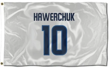 Dale Hawerchuk Winnipeg Jets  Flag (3 X 5) - White