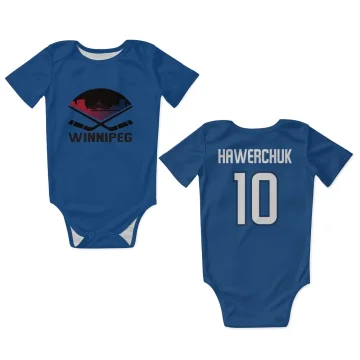 Dale Hawerchuk Winnipeg Jets  Infant & Newborn Bodysuit  - Blue