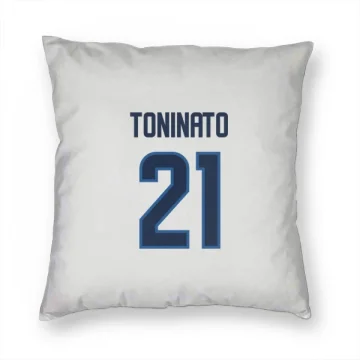 Dominic Toninato Winnipeg Jets  Pillow Cover (18 X 18) - White