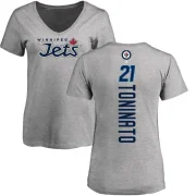 Dominic Toninato Women's Winnipeg Jets Backer T-Shirt - Ash