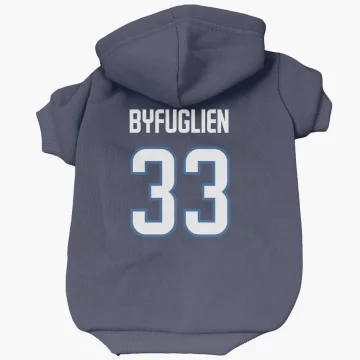 Dustin Byfuglien Winnipeg Jets  Dog & Cat Pet Hoodie - Navy