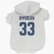 Dustin Byfuglien Winnipeg Jets  Dog & Cat Pet Hoodie - White