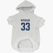 Dustin Byfuglien Winnipeg Jets  Dog & Cat Pet Hoodie - White