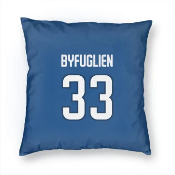 Dustin Byfuglien Winnipeg Jets  Pillow Cover (18 X 18) - Blue