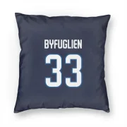 Dustin Byfuglien Winnipeg Jets  Pillow Cover (18 X 18) - Navy