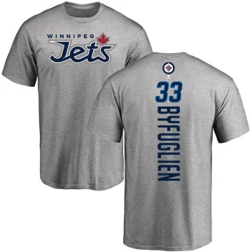 Dustin Byfuglien Men's Winnipeg Jets Backer T-Shirt - Ash