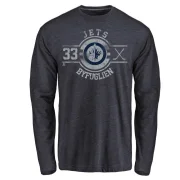 Dustin Byfuglien Men's Winnipeg Jets Insignia Long Sleeve T-Shirt - Navy