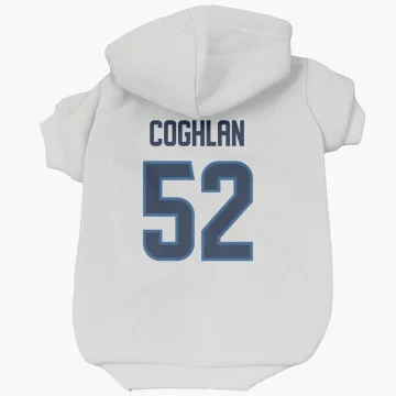 Dylan Coghlan Winnipeg Jets  Dog & Cat Pet Hoodie - White