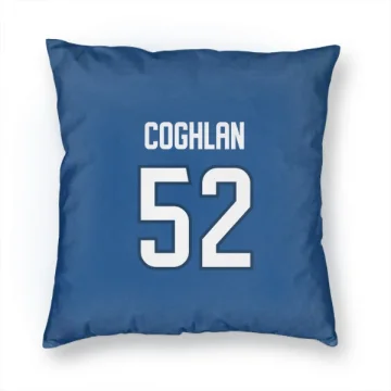 Dylan Coghlan Winnipeg Jets  Pillow Cover (18 X 18) - Blue