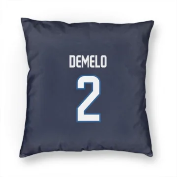 Dylan DeMelo Winnipeg Jets  Pillow Cover (18 X 18) - Navy