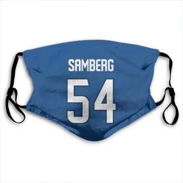 Dylan Samberg Winnipeg Jets  Face Mask - Blue