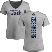 Dylan Samberg Women's Winnipeg Jets Branded Backer T-Shirt - Ash